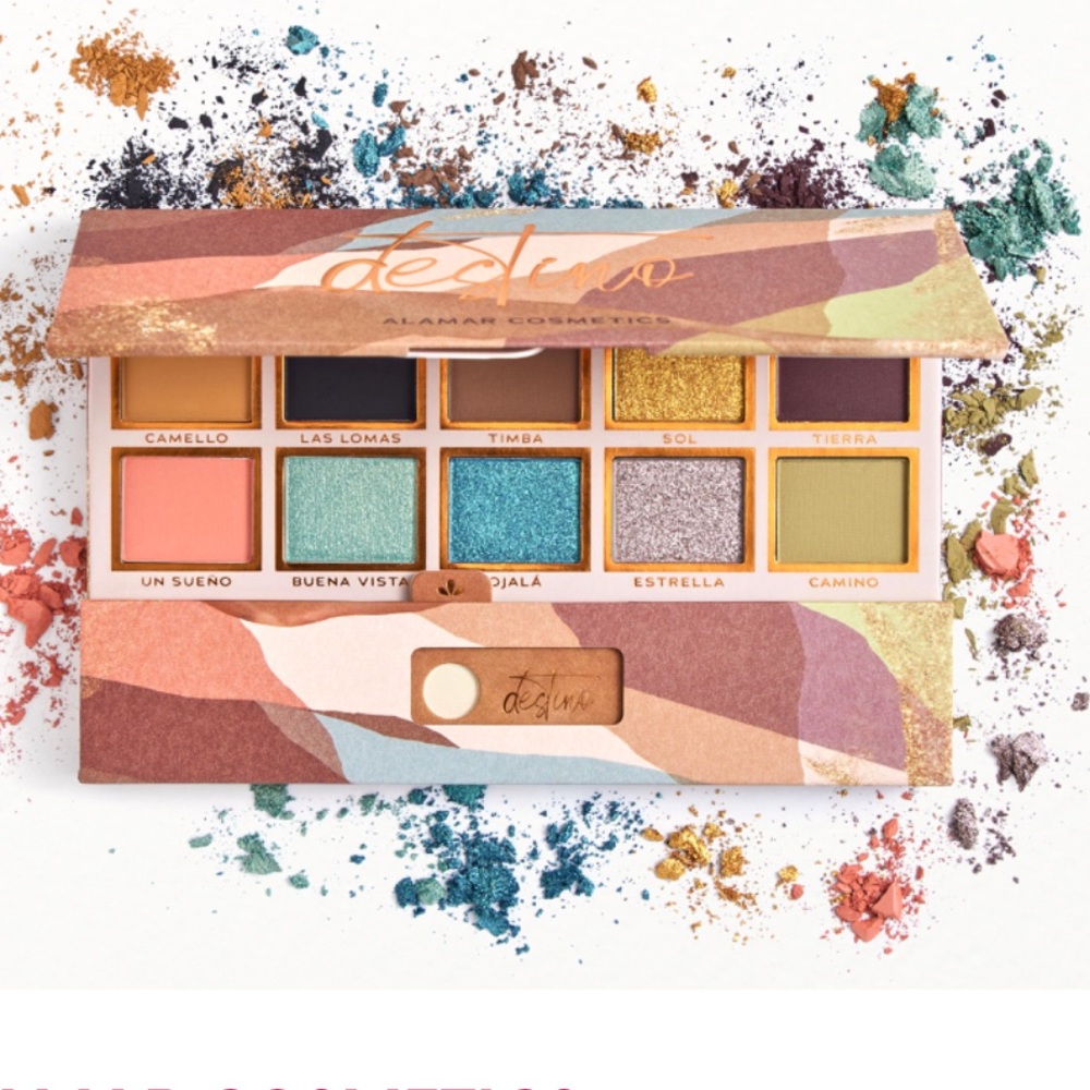 Alamar Destino Cosmetics eyeshadow Palette summer beach makeup Brand new in box